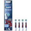 Image de Oral-b Remplacement De La Brosse à Dents électrique Eb10 4 Refill Spiderman