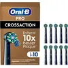Image de Oral-B, Tête de brosse à dents, Pro CrossAction (10 x)