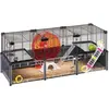 Image de Ferplast Multipla Hamster Large gris, 107.5x37.5x h 42cm (1 pc), Cage + enclos