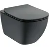 Image de Ideal Standard, Cuvette toilettes + bidet, Haengeskål Tesi Aquablade m/s.c saede sort