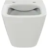 Image de Ideal Standard, Cuvette toilettes + bidet, IDS WC suspendu à chasse d'eau profonde i.life S 355x480x335mm, sans rebord blanc