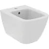Image de Ideal Standard, Cuvette toilettes + bidet, IDS Bidet mural compact i.life S 355x480x300mm Blanc