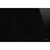 Image de Smeg SI2741D Table de cuisson à induction, 75 cm, vitrocéramique noire, coupe en C, Plaque de cuisson, Noir