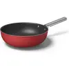Image de Smeg CKFW3001RDM Wok Ø 30cm, rouge, Poêle + casserole, Rouge