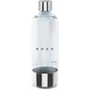 Image de Smeg SKSB01 Bouteille pour appareil à gazéifier l'eau, Gazéificateur d'eau : accessoires, Transparent, Argent