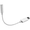 Image de Cellularline Adaptateur USB 2.0 (1x prise contact or 3,5 mm, Adaptateur audio, Blanc