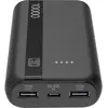 Image de Cellularline Banque de puissance 10000 - Noir (10000 mAh, 12 W, 37 Wh), Chargeur de secours, Noir