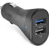 Image de SBS Chargeur pour voiture avec deux sorties USB, Adaptateur pour véhicule, Noir