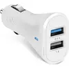 Image de SBS Chargeur de voiture avec deux ports USB de 2100 mAh, Adaptateur pour véhicule, Blanc