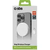Image de SBS Chargement sans fil Mag Indoor (15 W), Chargeur sans fil, Blanc