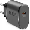 Image de SBS Chargeur USB-C PD 25W noir (25 W, 1 portion), Chargeur USB, Noir