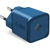 Image de SBS Chargeur de batterie GaN 20W - Chargement ultra-rapide avec transmission de puissance (20 W), Chargeur USB, Bleu
