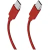 Image de SBS Câble en tissu Type-C vers Type-C 1.5m rouge (1.50 m, USB 2.0, 60 W), Câble USB