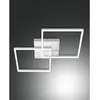 Image de Fabas Luce, Applique + plafonnier, plafonnier lampe de plafond en aluminium couloir moderne (4680 lm)