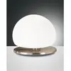 Image de Fabas Luce, Lampe de table, Lampe de table LED MORGANA, G9 LED, 1x 3W, 3000K, 220lm, IP20, nickel satiné (220 lm, G9)