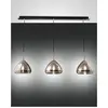 Image de Fabas Luce, Suspension, Suspension Glow E27 2000x250mm chromé (E27, 2000 lm)