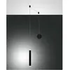Image de Fabas Luce, Suspension, Suspension LED Prado Ø37mm 6,5W blanc chaud noir dimmable (720 lm)