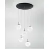 Image de Fabas Luce, Suspension, Ariel LED Pendelleuchte 35W dimmbar steuerbare Lichtfarbe Transparent/Tropfen 3770-49-372 (3750 lm)