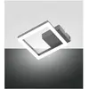 Image de Fabas Luce, Plafonnier, Bard LED Wandleuchte 11W dimmbar warmweiss Anthrazitgrau 3394-24-282 (1080 lm)