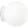 Image de Ideal lux, Plafonnier, MAPA BIANCO G9 Applique murale  150mm dimmable blanc blanc chaud 059808 (370 lm, G9)
