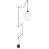 Image de Ideal lux, Suspension, BOA Suspension E27  300mm dimmable noir 160856 (E27)