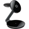 Image de Celly Mag Stand Charge 3in1 Evo Bk (15 W), Chargeur sans fil, Noir
