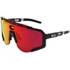 Image de Lunettes de sport, SCICON AEROSCOPE Brille Schwarz Glanz - SCNPP Multimirror Red (Noir brillant, Noir brillant), Rouge, Noir