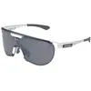 Image de Scicon, Unisexe, Lunettes de sport, AEROTRAIL cykelbriller white gloss/multimirror silver (Blanc brillant, multimirror silver), Blanc, Argent