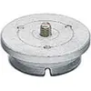 Image de Manfrotto 400PL-MED, Plaque de caméra 1/4"+ 3/8" (Plateau à dégagement rapide), Trépied : accessoires, Gris