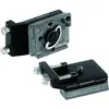 Image de Manfrotto 200USS, Plaque de longue-vue avec protection anti-torsion (Adaptateur de trépied), Trépied : accessoires, Noir