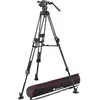 Image de Manfrotto 608 & Alu Fast Twin MS (Métal), Trépied, Noir