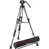 Image de Manfrotto 504X & Alu Fast Twin Tripod (Métal), Trépied, Noir