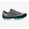 Image de Northwave, Femmes, Chaussures de cyclisme, Chaussures de cyclisme pour femme Hammer - gris foncé/turquoise (37), Gris, Turquoise