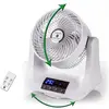 Image de Macom Ventilateur Tornado Double Oscillation Automatique 3 VitessesTélécommande incluse, Ventilateur, Blanc