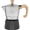 Image de Forever machine à café, Cafetière moka, Noir, Argent