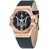 Image de Maserati, Montre, Potenza, Or, Rose, Bleu, (Horloge analogique, 42 mm)