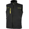 Image de U-Power, Unisexe, Gilet, WORKWEAR Saturn noir carbone S, Noir, (S)