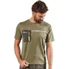 Image de U-Power, Hommes, T-shirt, T-Shirt Olive brûlé Taille XL, Vert, Marron, (XL)