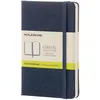 Image de Carnet classique - Format de poche - Pages blanches - Couverture rigide saphir