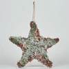 Image de Décorations de noël Bizzotto PENDAGLIO RATTAN STELLA GHIACCIATO L femme