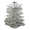 Image de Kerst decoraties Bizzotto P.CANDELA1P PINEAL ARGENTO H14 Zilver