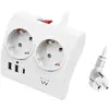Image de Ewent Multiprise Ew3870 Usb A/c 2 Prises