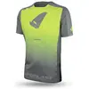 Image de UFO, Hommes, Maillot de cyclisme, Maillot Mtb / E-Bike Terrain Sv1, fabriqué en Italie (manches courtes), couleur gris/jaune fluo, (M), Jaune, Gris, M