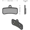 Image de Brenta Ciclo Plaquettes De Frein à Disque Frittées Xtr/quadien Shimano/trp/tektro