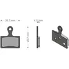 Image de Brenta Ciclo Plaquettes De Frein à Disque Frittées Durace/xtr/mcx1shimano/rever/tek