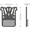 Image de Brenta Ciclo Plaquettes De Frein à Disque Light Tech Hrd/etap/level Ultimate/tlm Sram