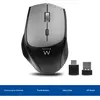 Image de Ewent Souris sans fil double-connexion 1000 à 400 ppp avec clic silencieux, noire (Sans fil), Souris, Noir, Gris