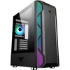 Image de Itek Boitier Moyen Tour ATX compatible Vertibra X210 RGB avec panneau vitré (Noir) (ATX, mATX, Mini-ITX), Boîtier PC, Noir