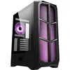 Image de Itek Boitier Moyen Tour ATX compatible Vertibra Y210 RGB avec panneau vitré (Noir) (ATX, mATX, Mini-ITX), Boîtier PC, Noir