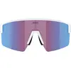 Image de Bliz, Unisexe, Lunettes de sport, P004 (blanc mat, Nano Optics Nordic Light Begonia - Violet w Blue Multi), Blanc